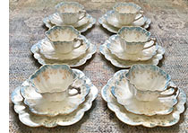 Empire blue trailing ivy - 6 trios